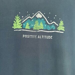 Men’s Life Is Good Blue Crusher Long Sleeve Tee